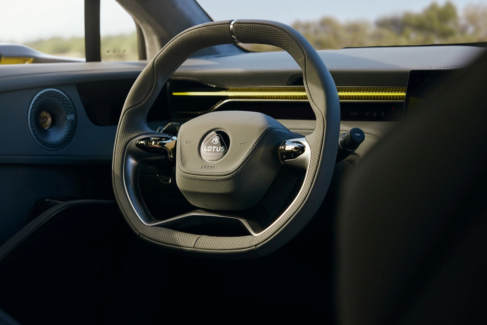 Steering Wheel of Lotus Eletre